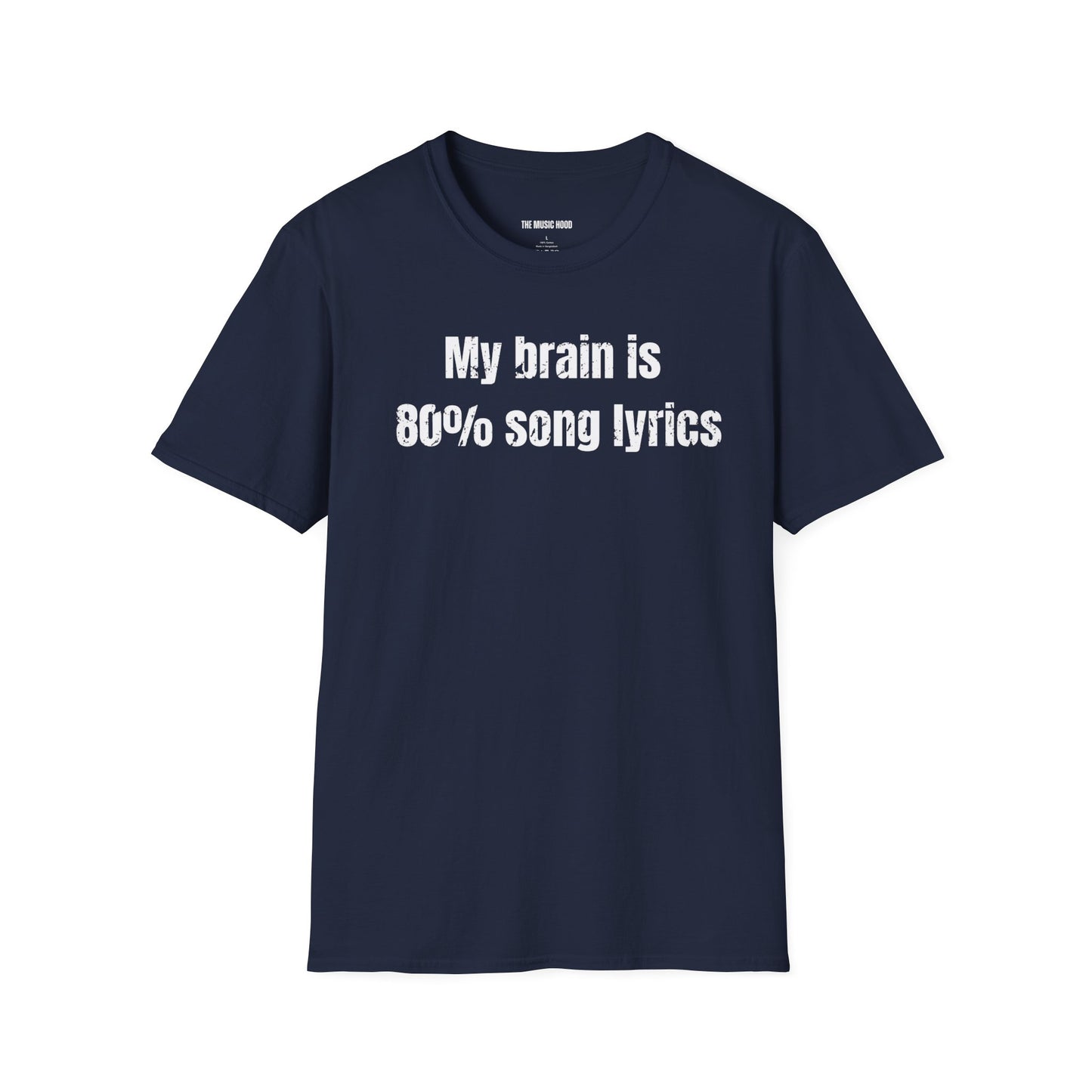 My brain is 80% song lyrics