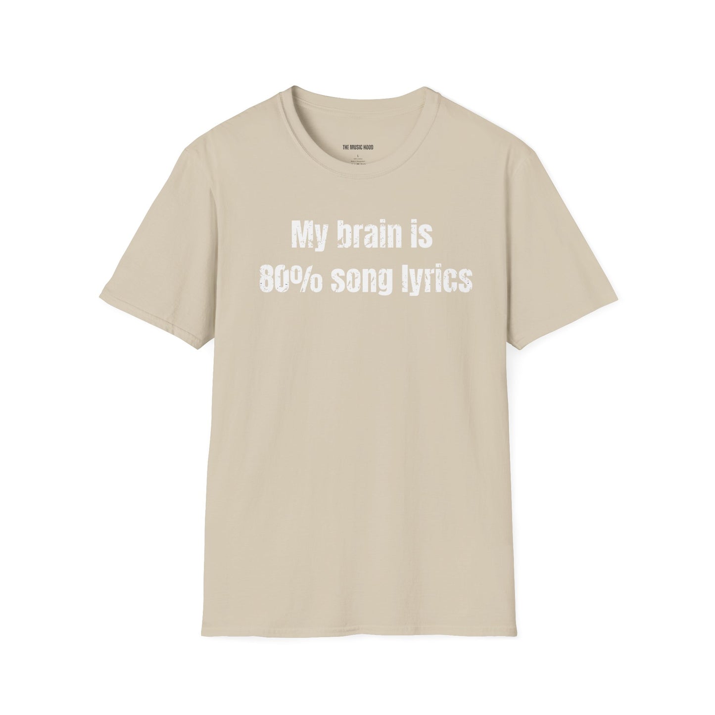 My brain is 80% song lyrics