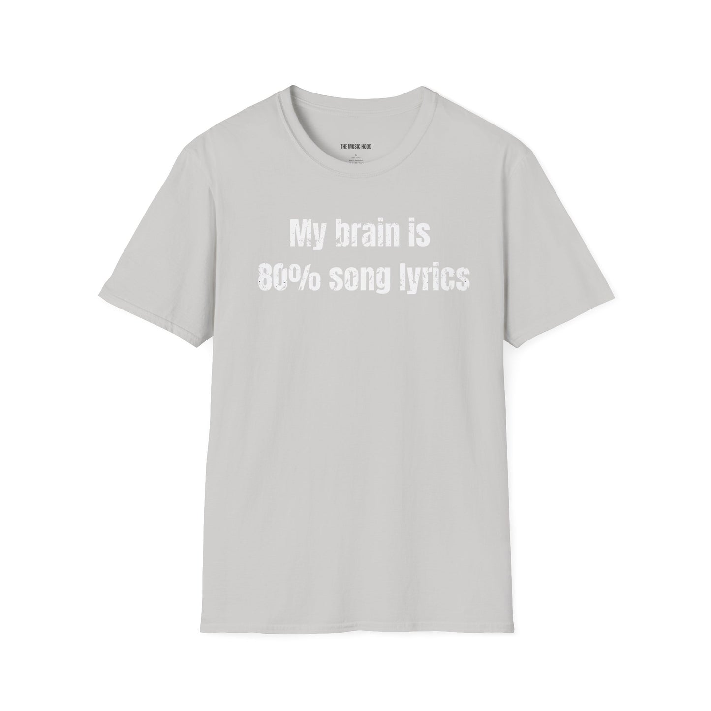 My brain is 80% song lyrics