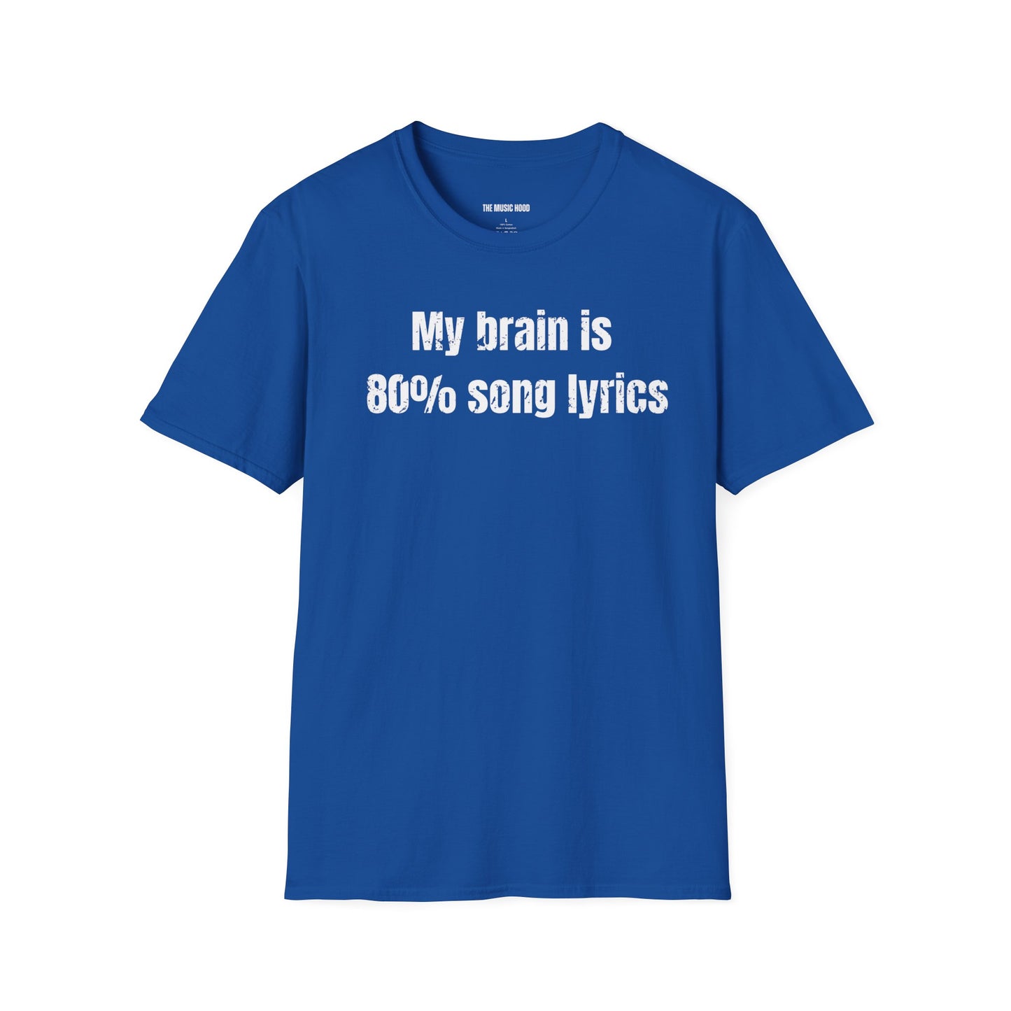 My brain is 80% song lyrics